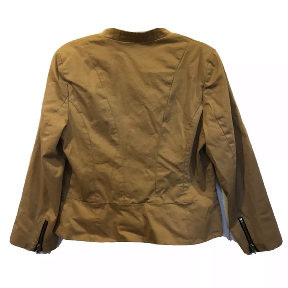 SOLO Moda Tan Womens Blazer Size 12 - Picture 2 of 4